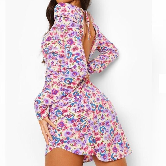 Tall Puff Sleeve Dress - Picture 4 of 11